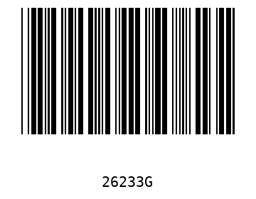 Barra Código, Code 39 26233
