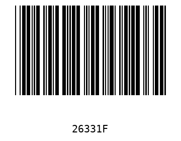 Barra Código, Code 39 26331