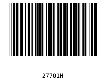 Barra Código, Code 39 27701