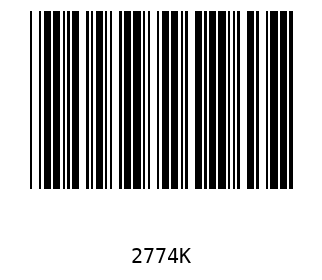 Barra Código, Code 39 2774