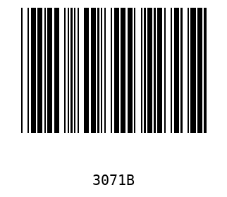 Barra Código, Code 39 3071