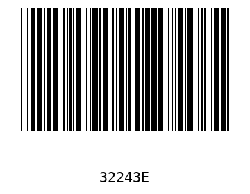 Barra Código, Code 39 32243