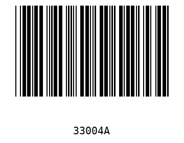 Barra Código, Code 39 33004