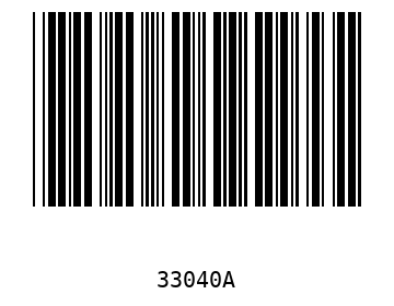 Barra Código, Code 39 33040