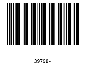 Barra Código, Code 39 39798