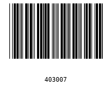 Barra Código, Code 39 40300