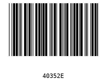 Barra Código, Code 39 40352