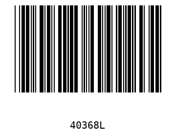 Barra Código, Code 39 40368