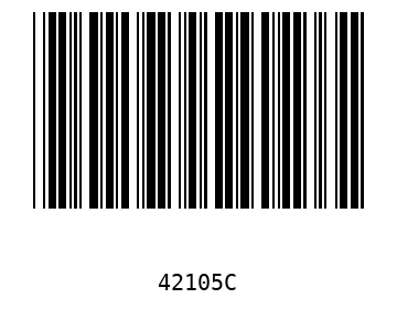 Barra Código, Code 39 42105
