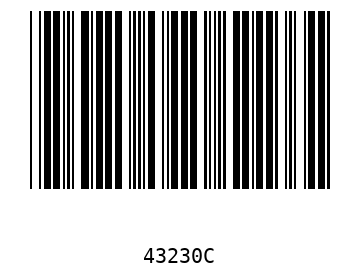 Barra Código, Code 39 43230