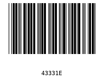Barra Código, Code 39 43331