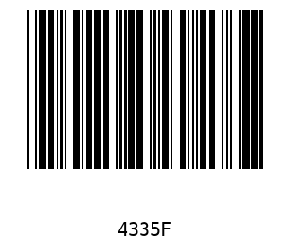 Barra Código, Code 39 4335