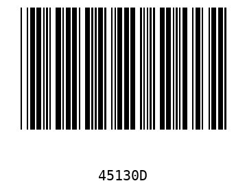 Barra Código, Code 39 45130