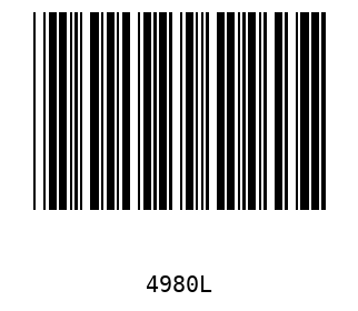 Barra Código, Code 39 4980