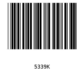 Barra Código, Code 39 5339