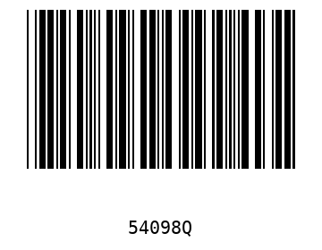 Barra Código, Code 39 54098