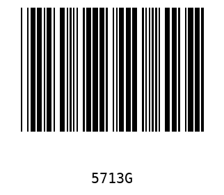 Barra Código, Code 39 5713
