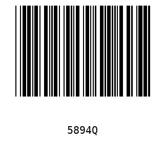 Barra Código, Code 39 5894
