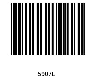 Barra Código, Code 39 5907