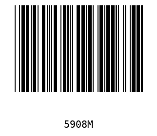 Barra Código, Code 39 5908