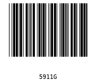 Barra Código, Code 39 5911