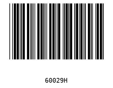 Barra Código, Code 39 60029