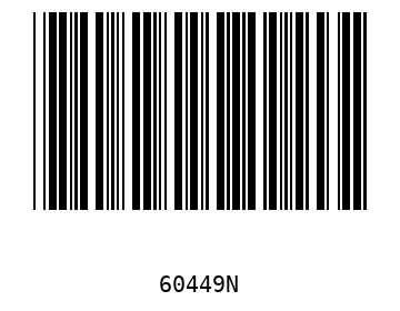Barra Código, Code 39 60449