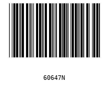 Barra Código, Code 39 60647
