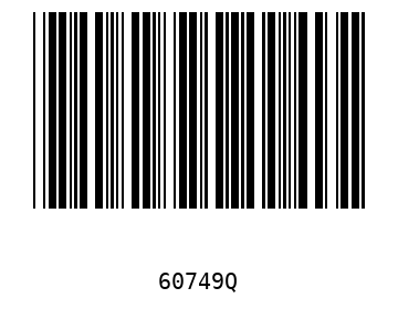 Barra Código, Code 39 60749