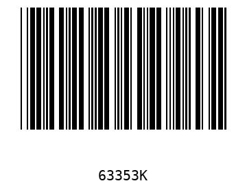 Barra Código, Code 39 63353