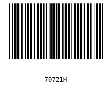 Barra Código, Code 39 70721