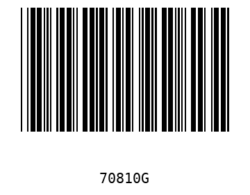 Barra Código, Code 39 70810