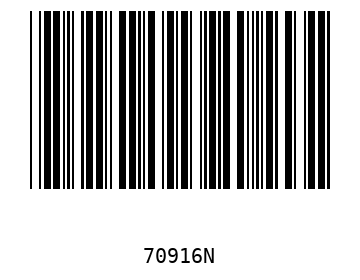 Barra Código, Code 39 70916
