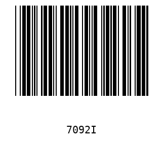 Barra Código, Code 39 7092