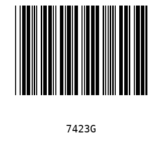 Barra Código, Code 39 7423