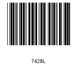 Barra Código, Code 39 7428