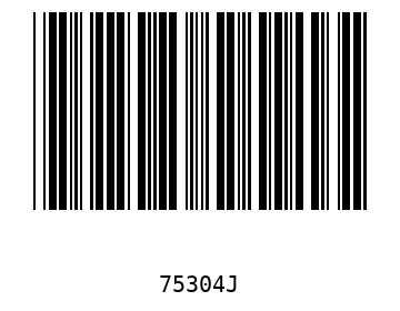 Barra Código, Code 39 75304