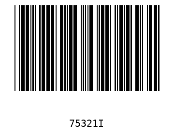Barra Código, Code 39 75321