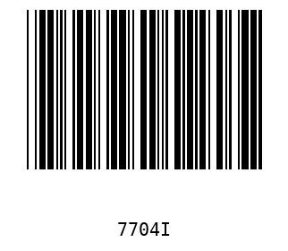 Barra Código, Code 39 7704