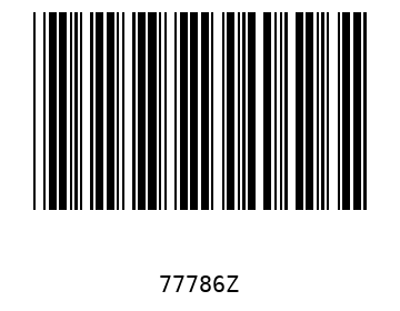 Barra Código, Code 39 77786