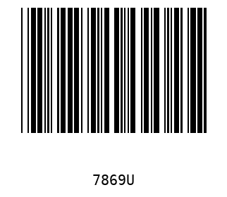 Barra Código, Code 39 7869