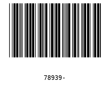 Barra Código, Code 39 78939