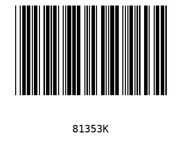 Barra Código, Code 39 81353
