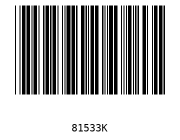 Barra Código, Code 39 81533