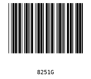 Barra Código, Code 39 8251