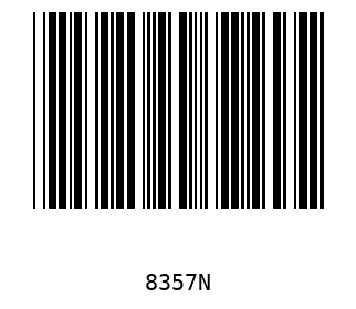 Barra Código, Code 39 8357