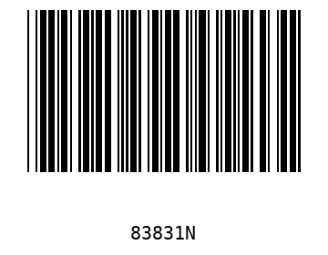 Barra Código, Code 39 83831