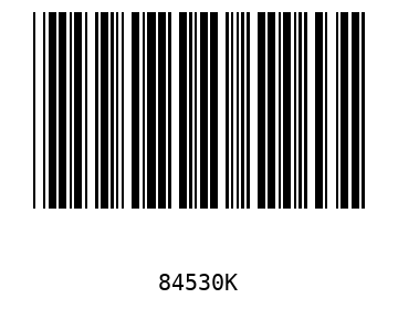 Barra Código, Code 39 84530