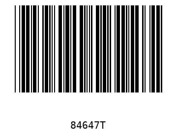 Barra Código, Code 39 84647
