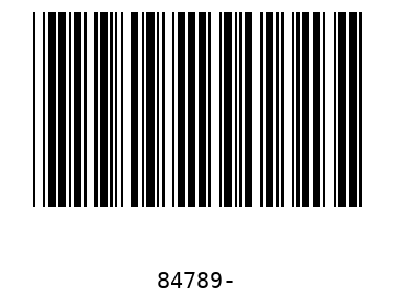 Barra Código, Code 39 84789